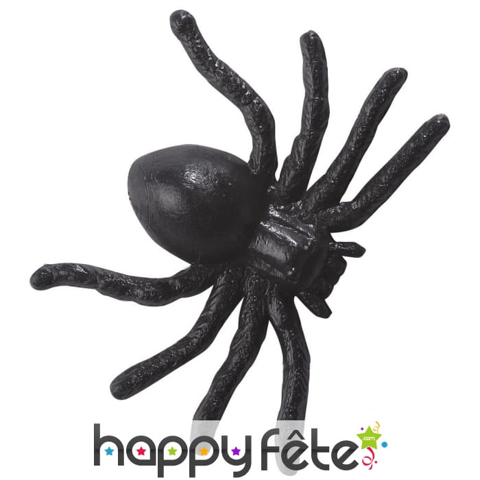 60 fausses araignées noires de 3,5cm