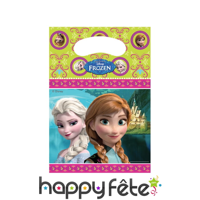 6 sacs cadeaux reine des neiges