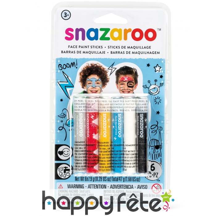 6 Sticks de maquillage sans parabène