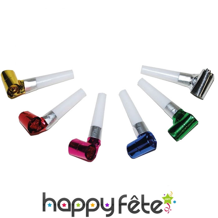 6 sans-gênes métallisés assortis