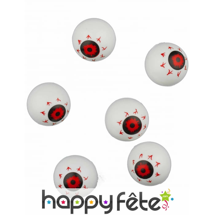 6 yeux décoratifs de 35mm