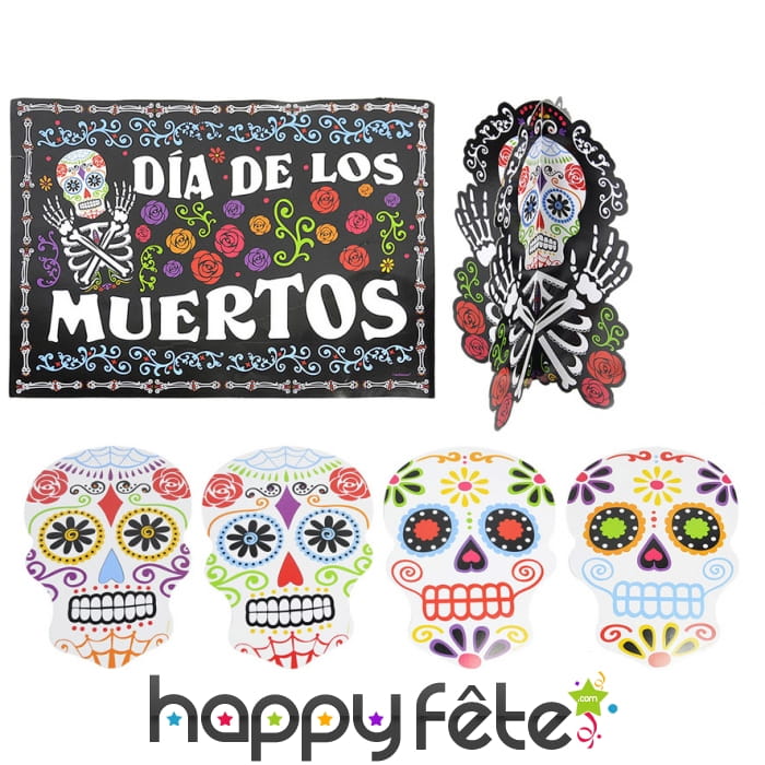 7 décos Dia de los muertos