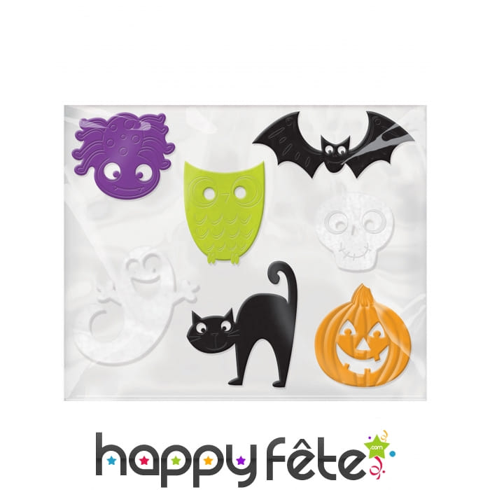 7 Décos rigolotes de Halloween pour fenêtre