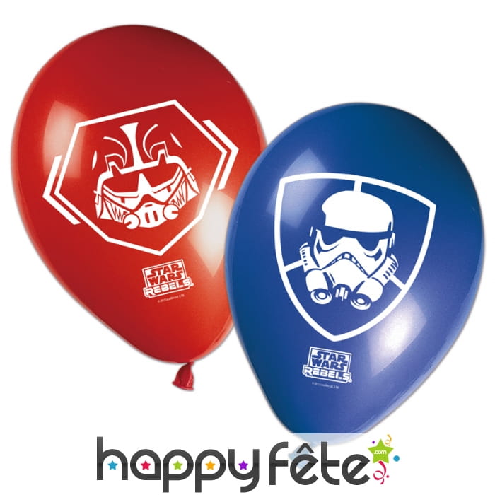 8 ballons Star Wars rebels