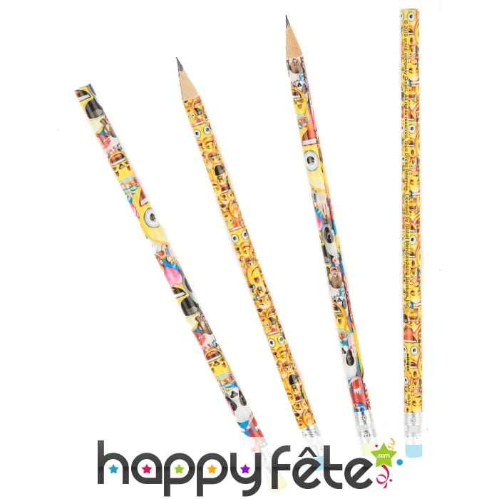 8 Crayons émoticones