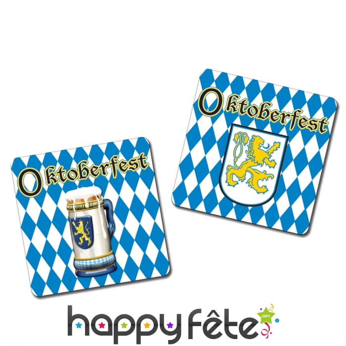 8 dessous de verre Oktoberfest