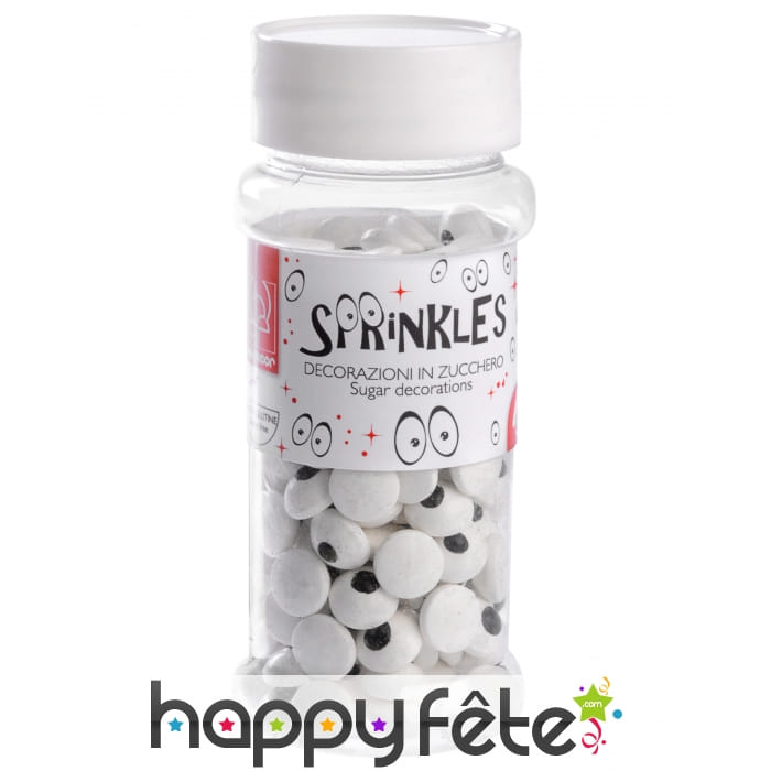 84g de petits yeux en sucre de 5mm