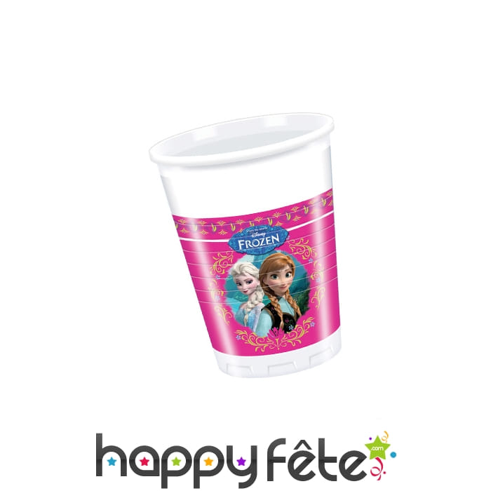 8 gobelets reine des neiges