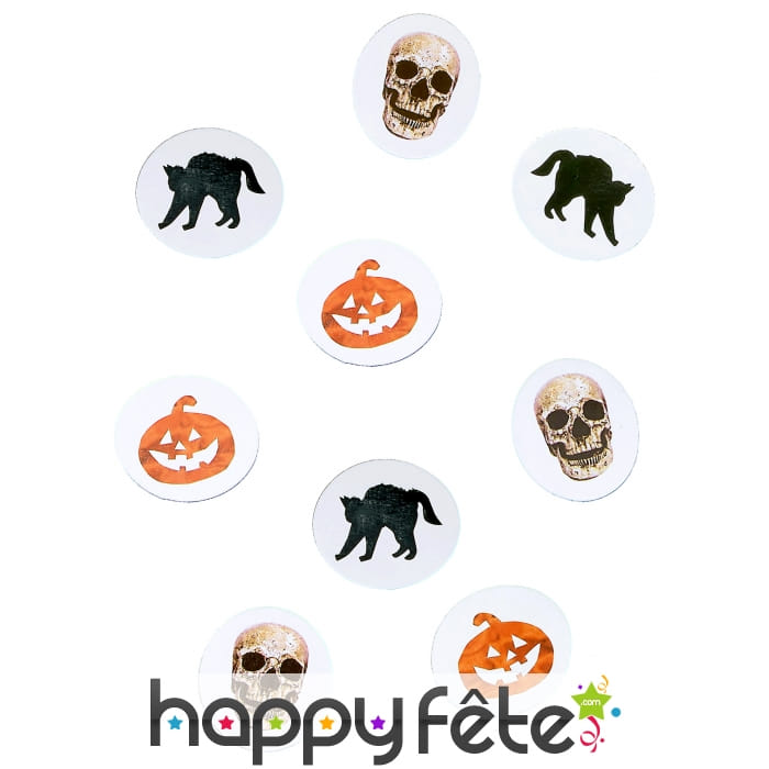 9g de confettis de table pour halloween