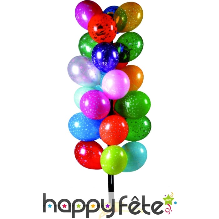 Arbre a ballons en plastique