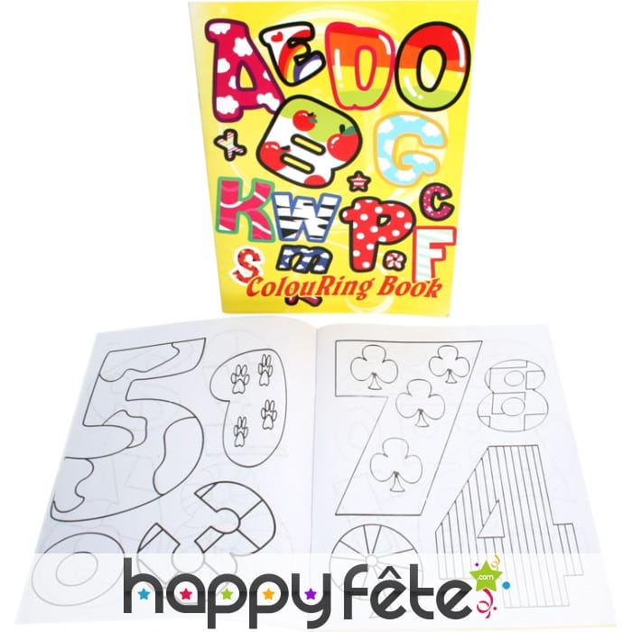 Album à colorier de 10 pages avec stickers