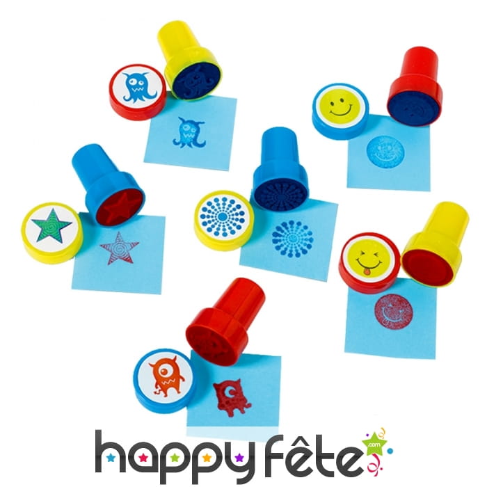 Assortiment de 6 tampons encreurs