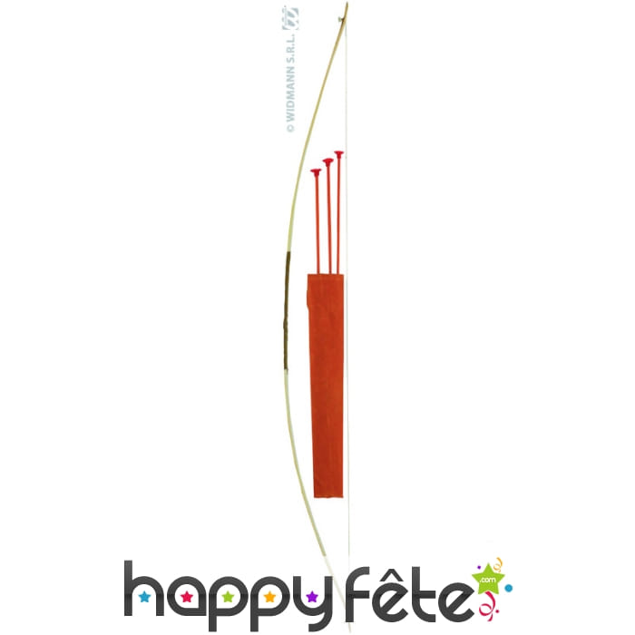 Accessoires d'archer. Arc, flèches et carquois