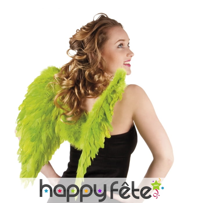 Ailes d'ange vert anis, pour adulte