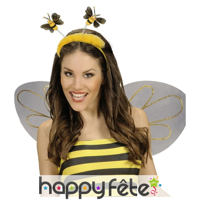 Antennes d'abeille avec froufrous