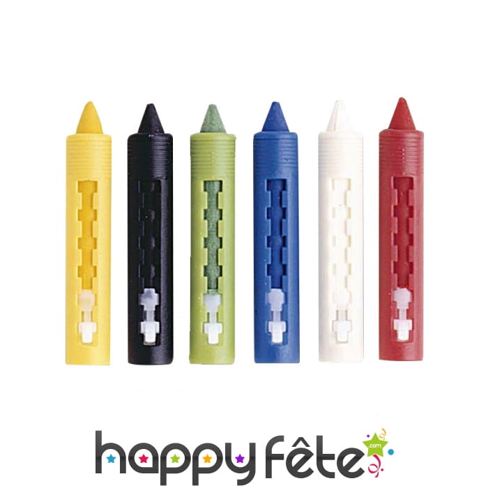 Assortiment de crayons de maquillage rétractables