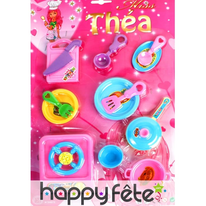 Accessoires de dinette, 14 pièces