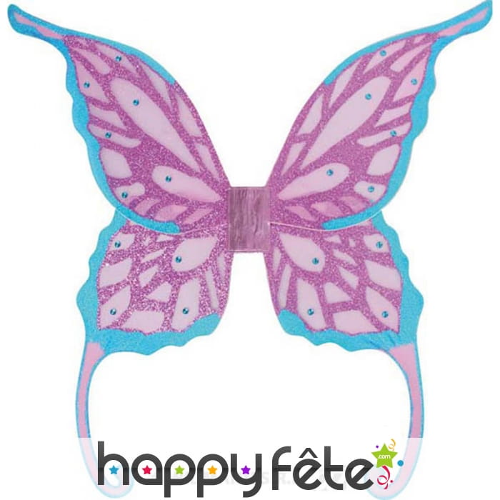 Ailes de fée pailletées