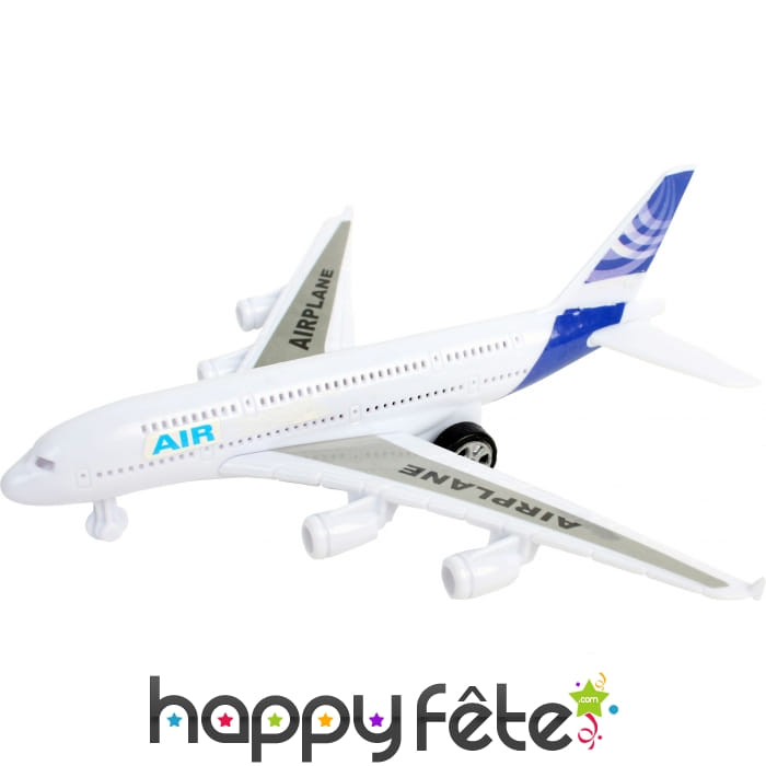 Avion de ligne 15/20 cm rétro-friction