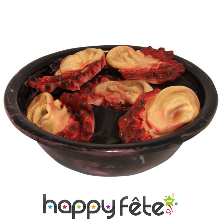 Assiette d'oreilles arrachées