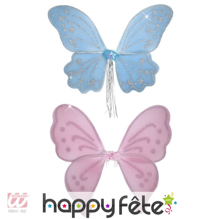 Aile de papillon à paillettes pour enfant
