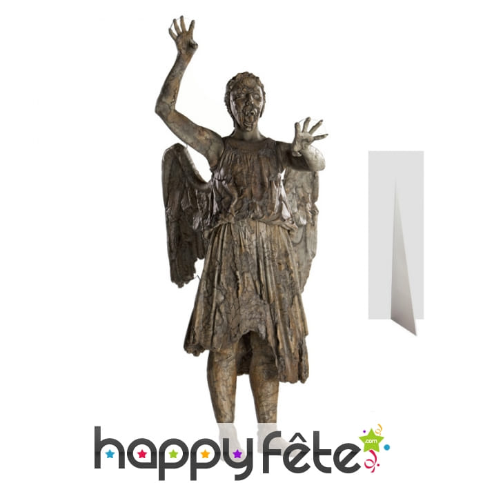 Ange de pierre taille réelle en carton plat