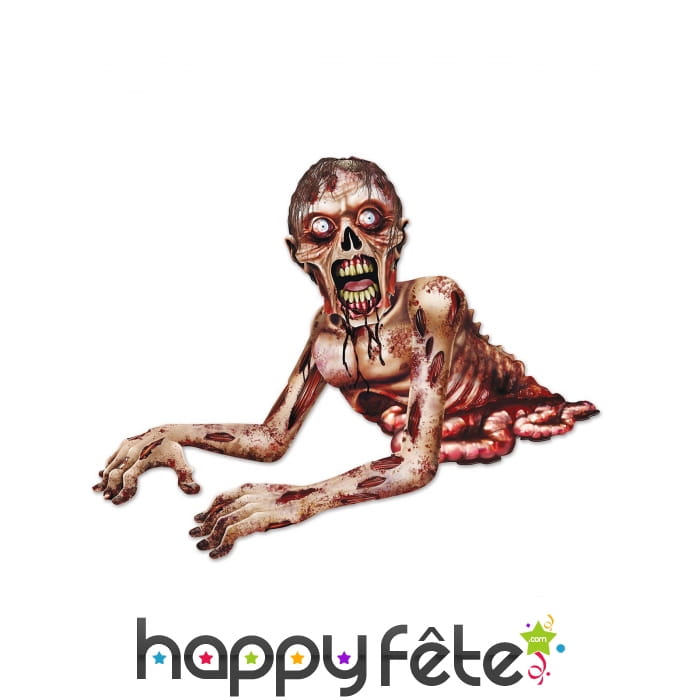 Affiche de zombie rampant