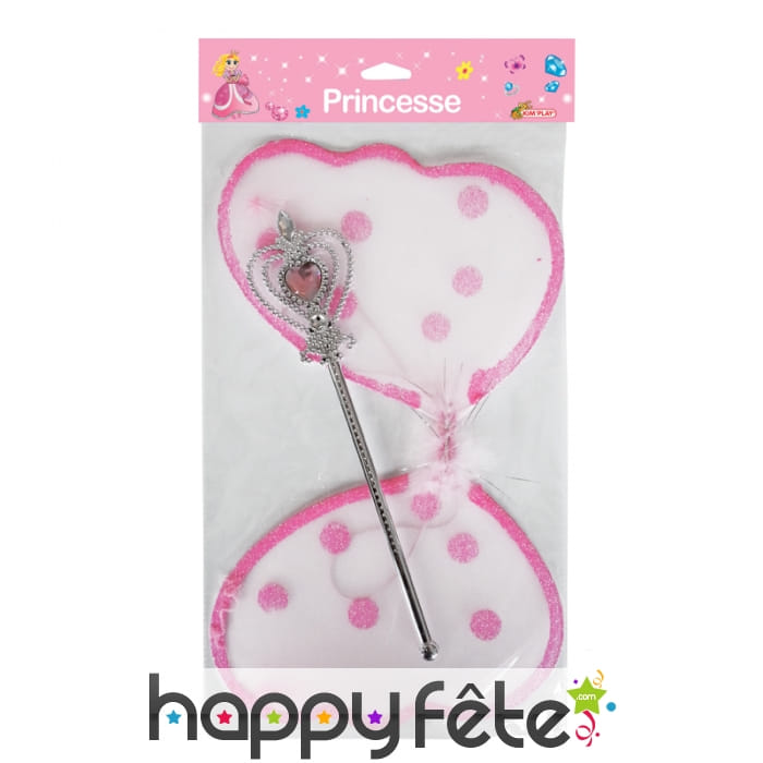 Ailes et baguette de fée pour enfant