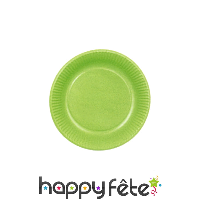 Assiettes en carton pistaches