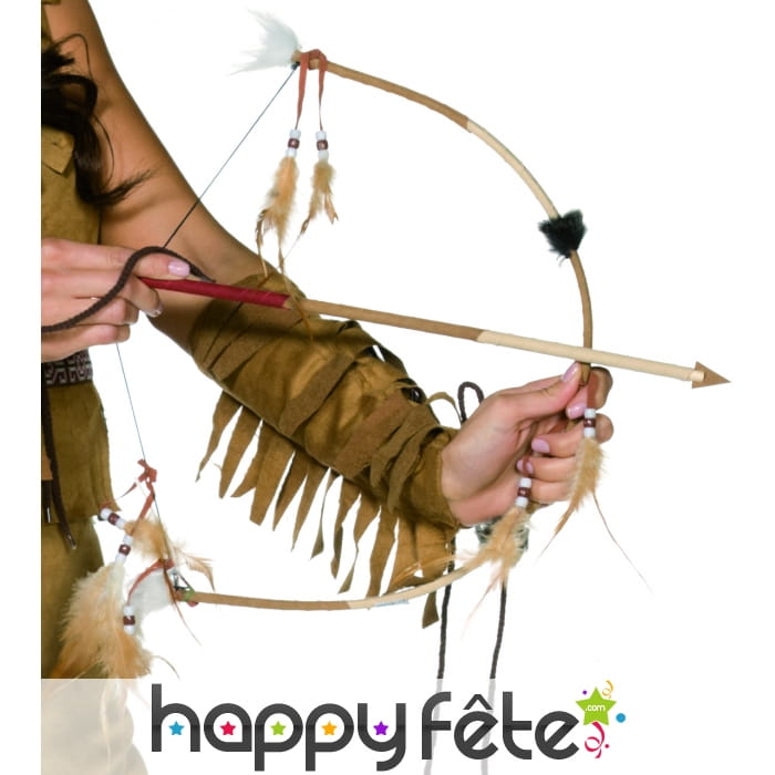Arc et flèches avec plumes