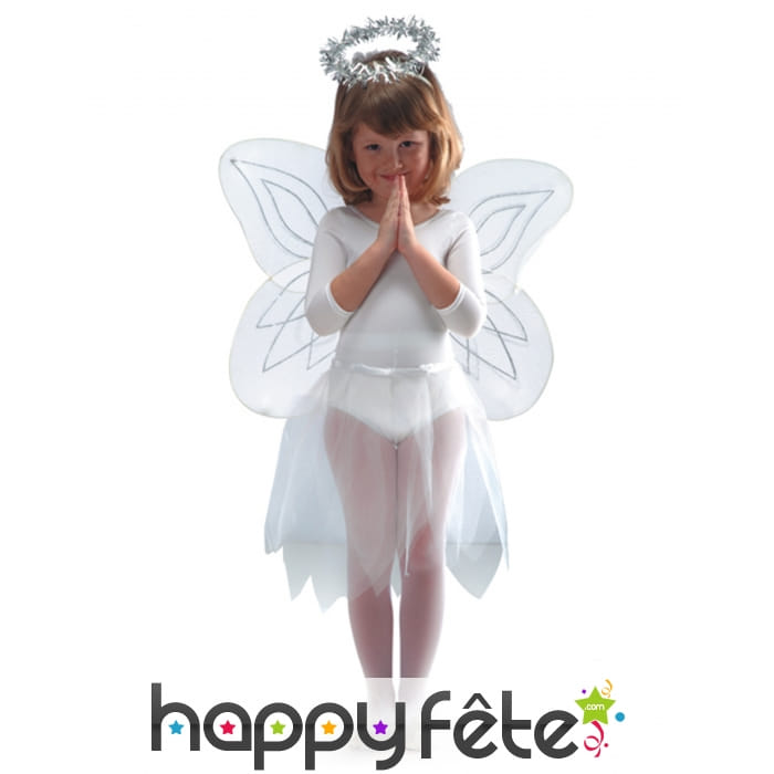 Accessoires fée des anges or et argenté fille