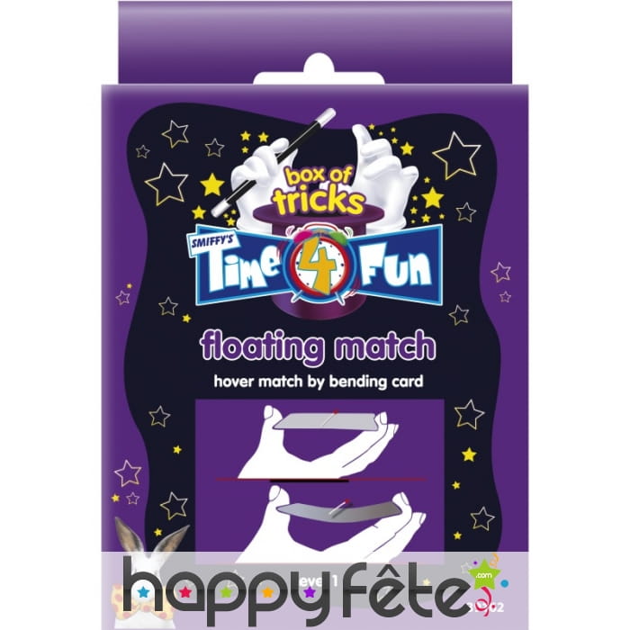 Allumette flottante magique