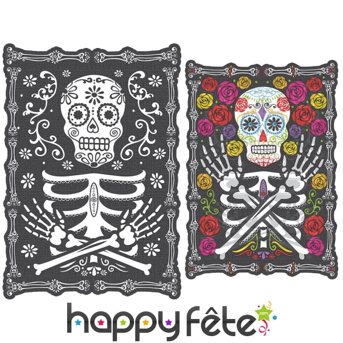 Affiche lenticulaire Dia de los muertos 45 x 30 cm
