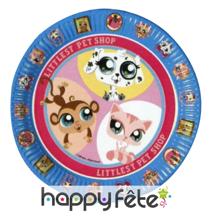 Assiettes Little Pet Shop