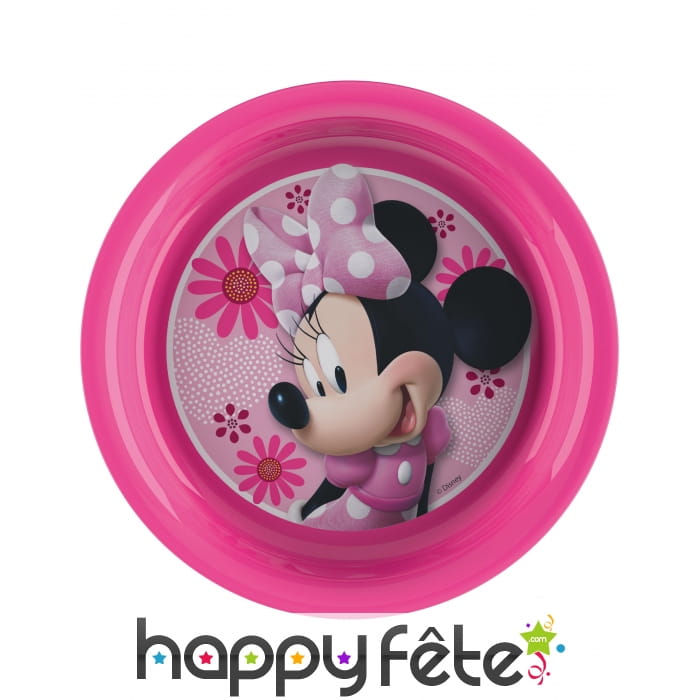 Assiette Minnie Mouse de 21cm en plastique