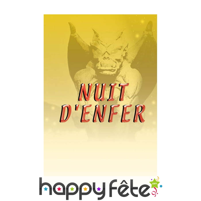 Affiche nuit d'enfer