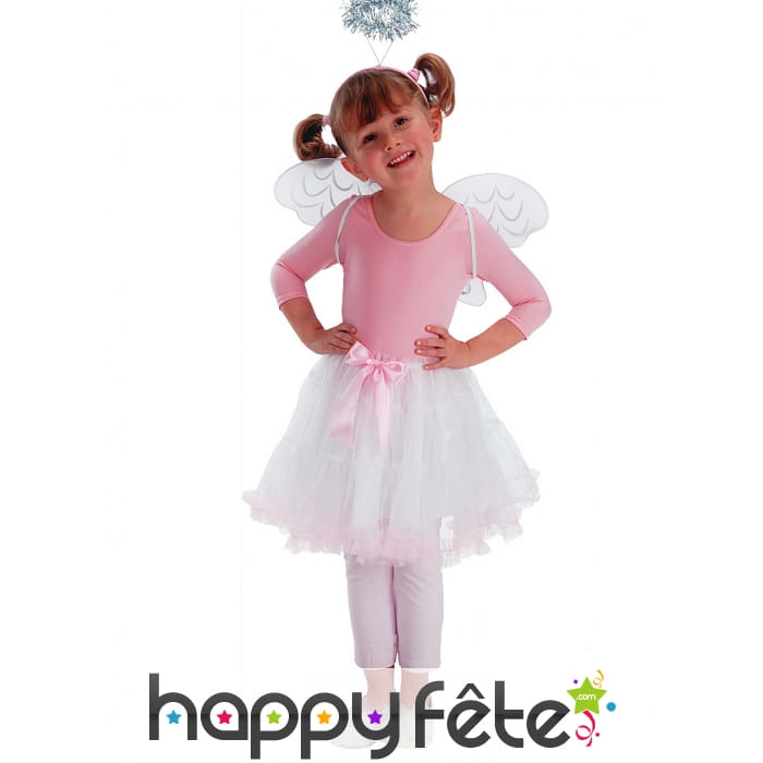 Accessoires roses pour ange fillette