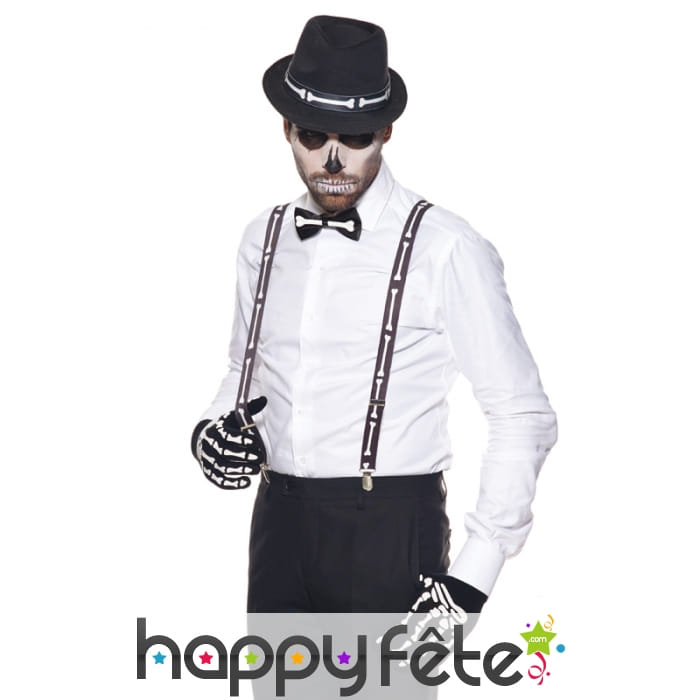Accessoires squelettes pour costume