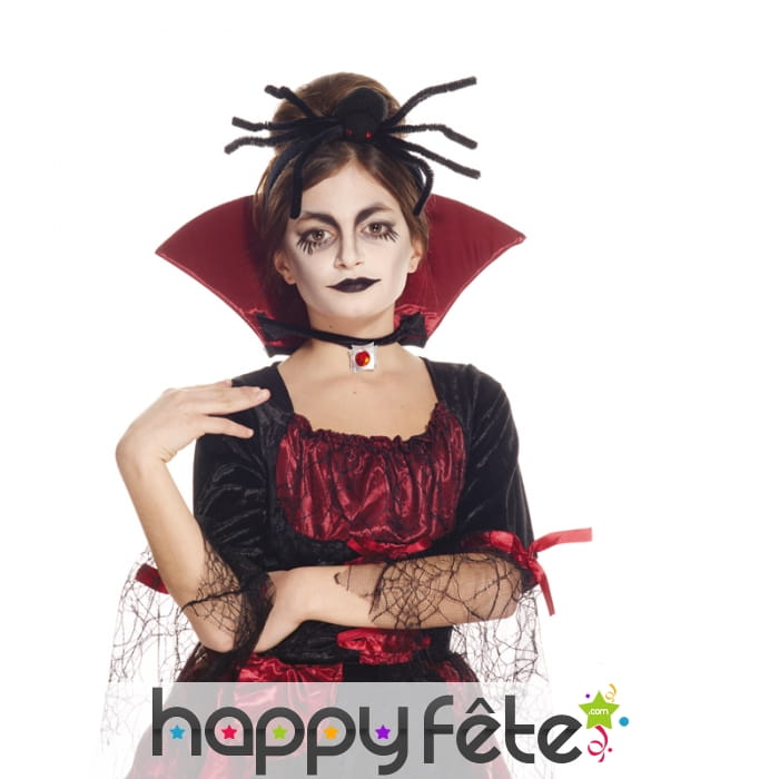 Araignée sur serre tête, pour enfant