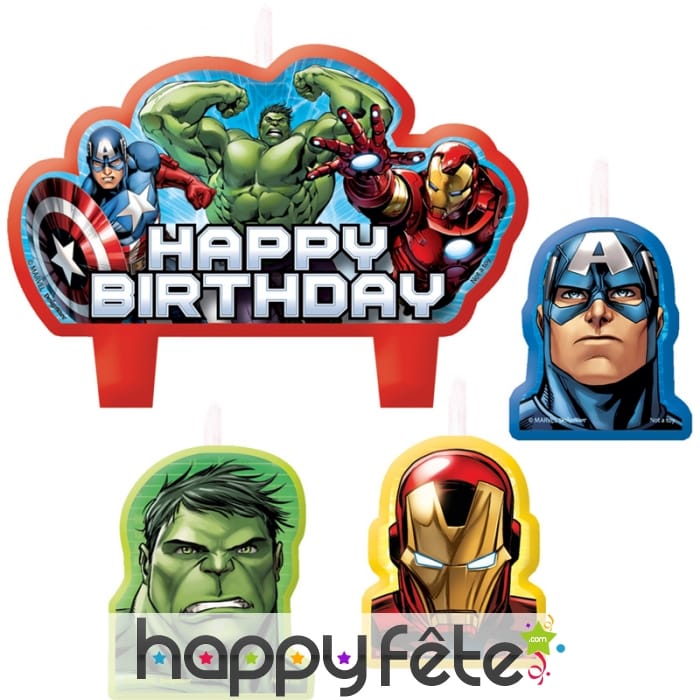 Bougies avengers