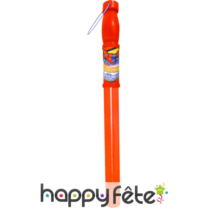 Baton à bulles géantes spiderman