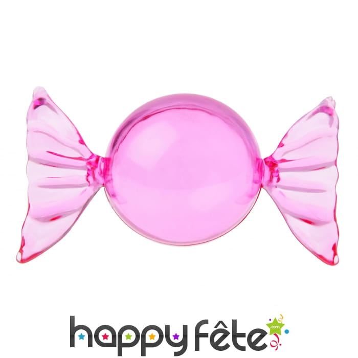 Boîtes à bonbons fuchsia transparentes