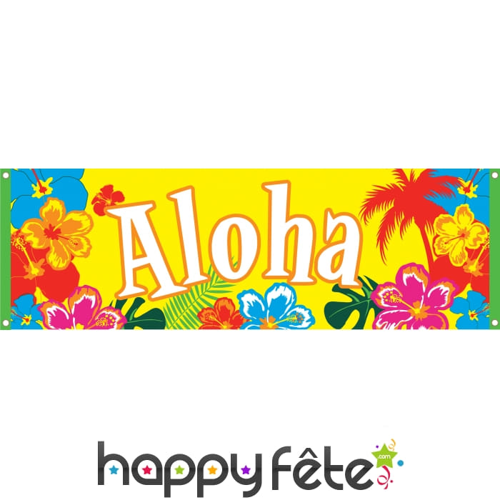 Bannière Aloha de 74 x 220cm