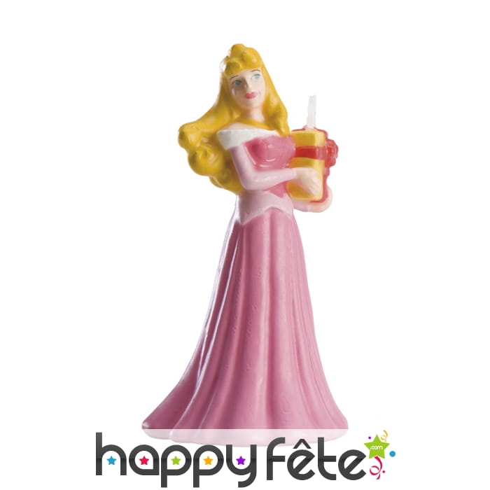 Bougie Aurore décorative, La Belle au bois dormant