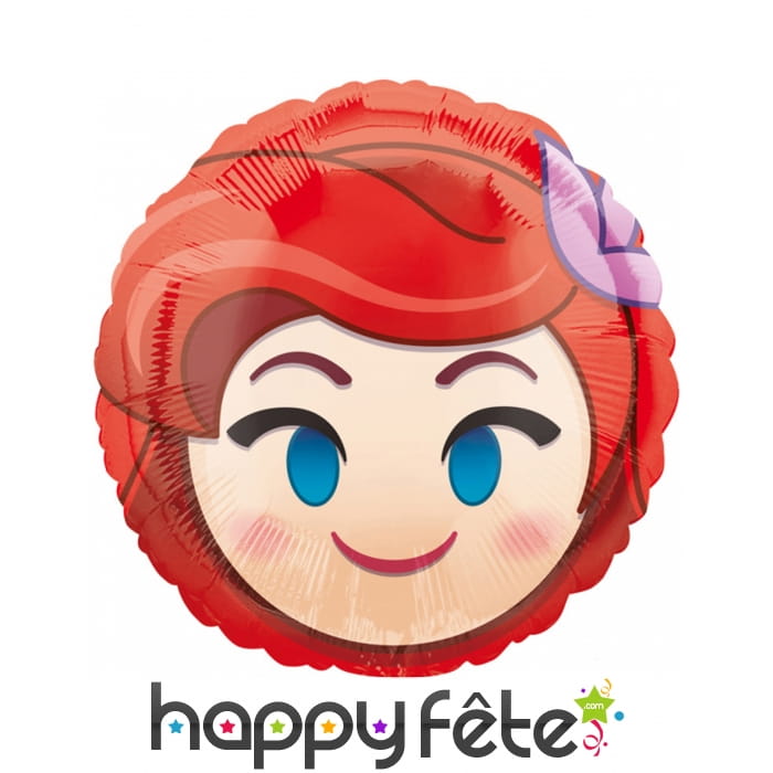 Ballon Ariel émoticone de 43cm
