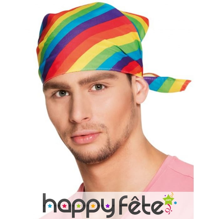 Bandana Arc-en-ciel de 82x52 cm