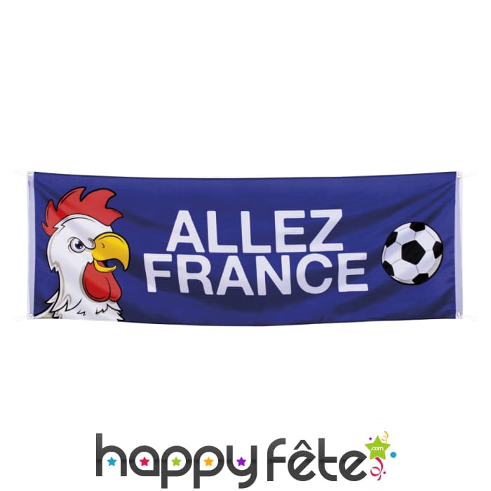 Bannière Allez France de 220 cm