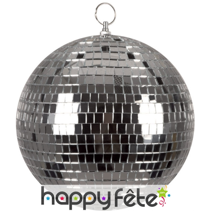 Boule à facette argentée de 20cm