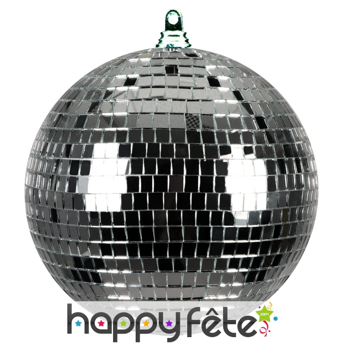 Boule à facettes argent