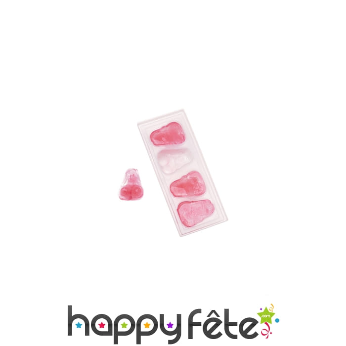 Bac a glacon original paire de seins